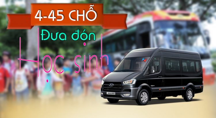 Cho thuê xe đưa đón học sinh trọn gói giá rẻ tại Hà Nội